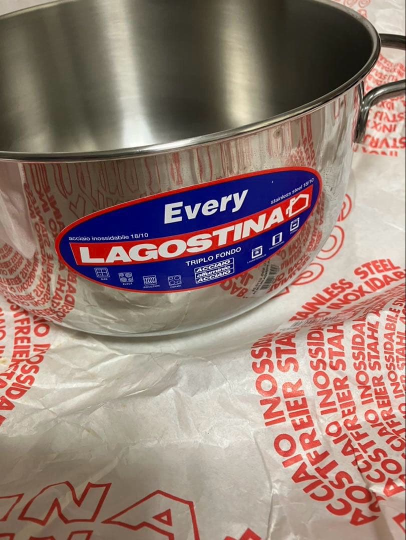 【新品未使用】EVERY LOGOSTINA 両手鍋 キャセロール　24センチ