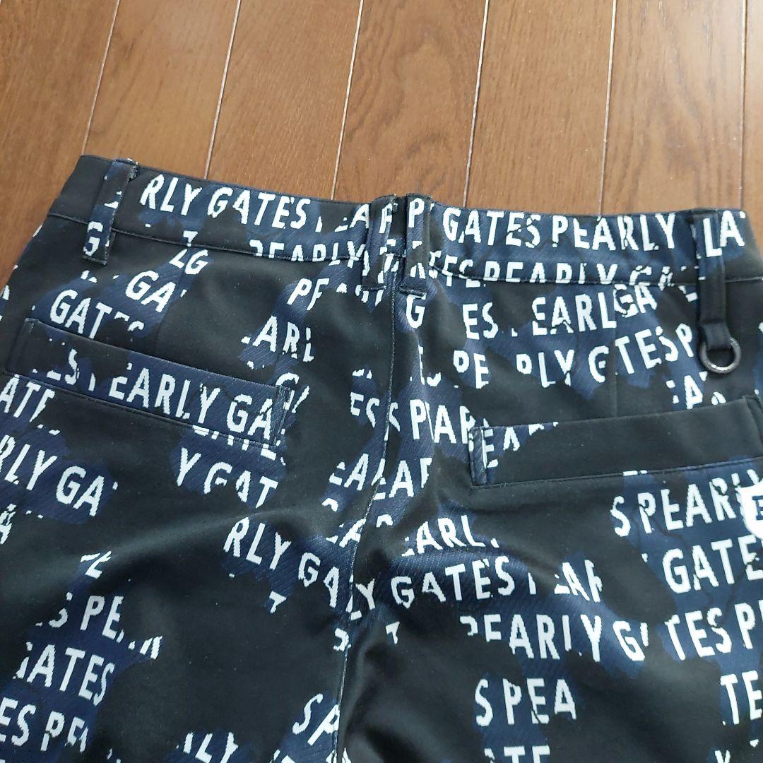 PEARLY GATES定 ロゴプリントパンツサイズ4です。