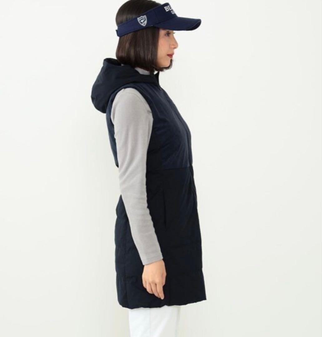 BEAMS GOLF ビームスゴルフスエードライク パデット ワンピース