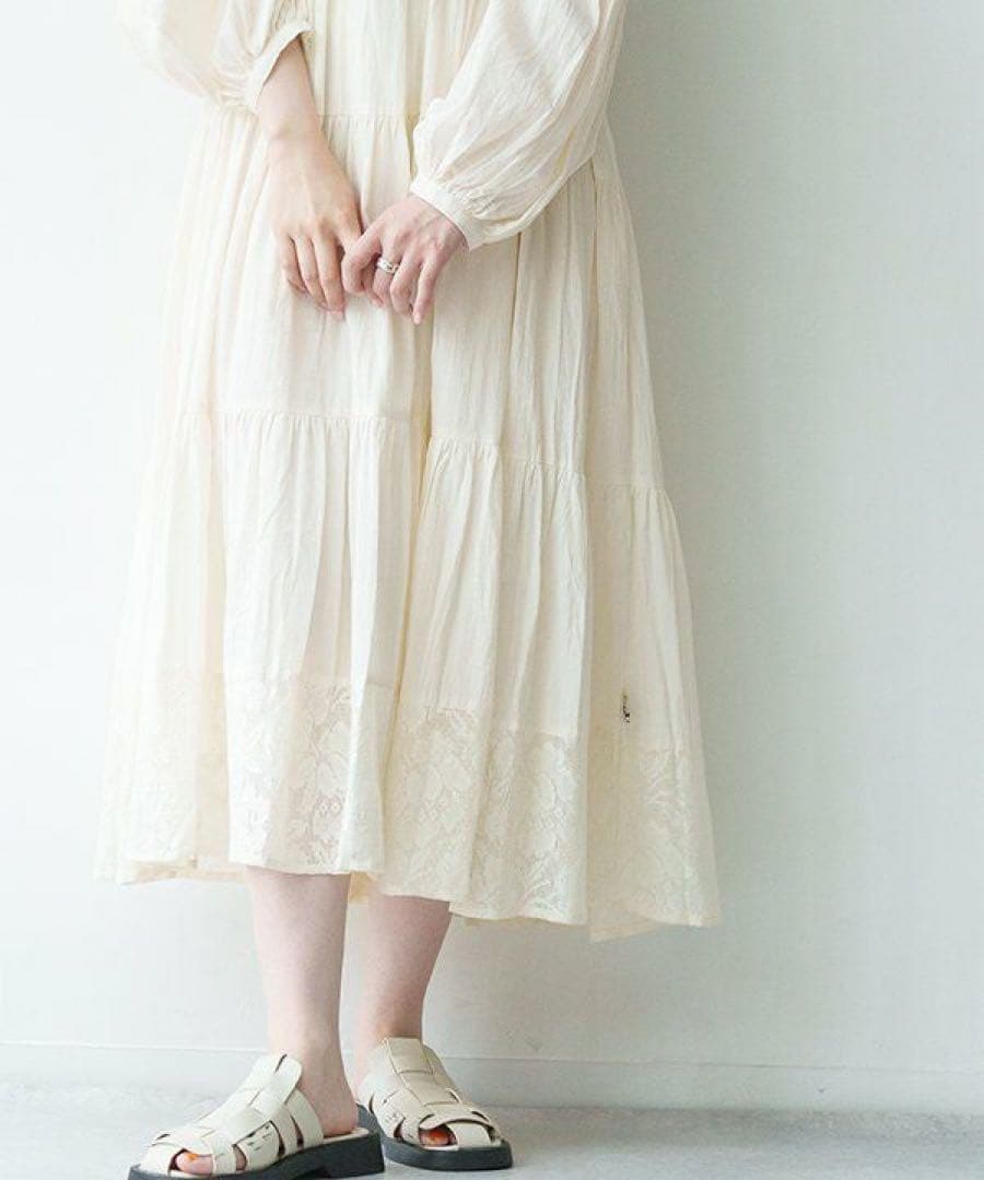 アズノゥアズオオラカ　レースレースだらけワンピース　美品 大きいサイズ