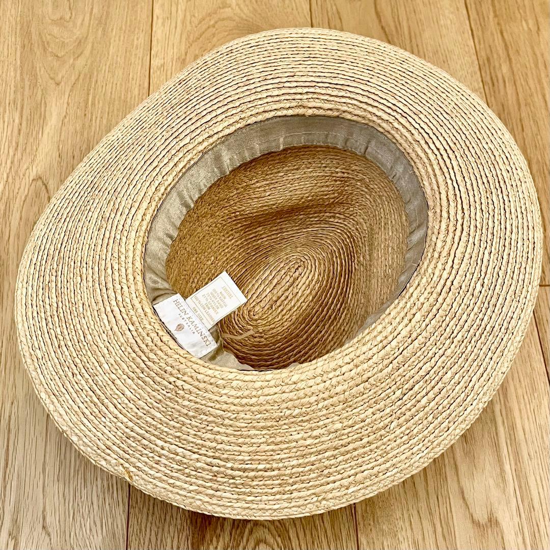 【値下げ】正規品　ヘレンカミンスキー　ラフィア　麦わら帽子 ストローハット