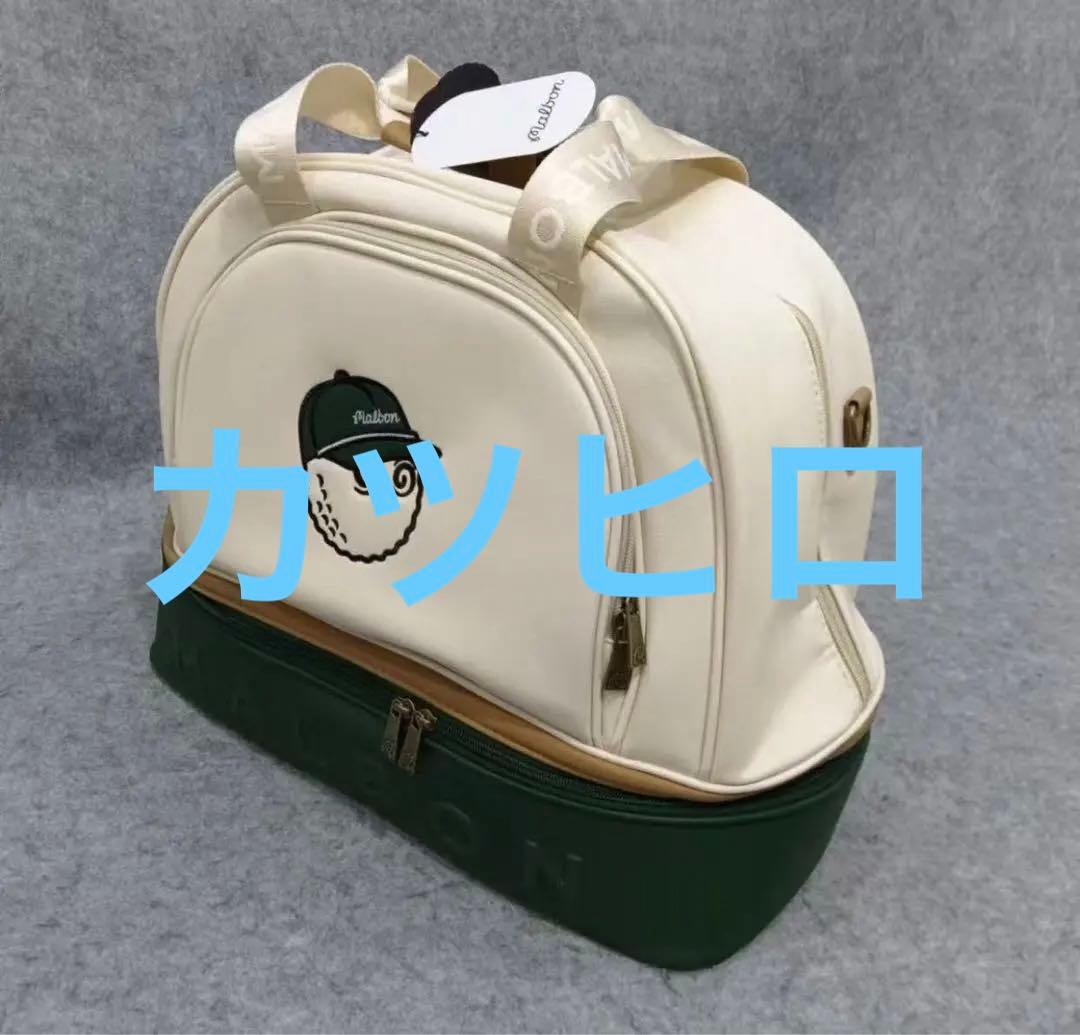 即発送★マルボン ゴルフ Malbon ボストンバッグ ゴルフバッグ グリーン