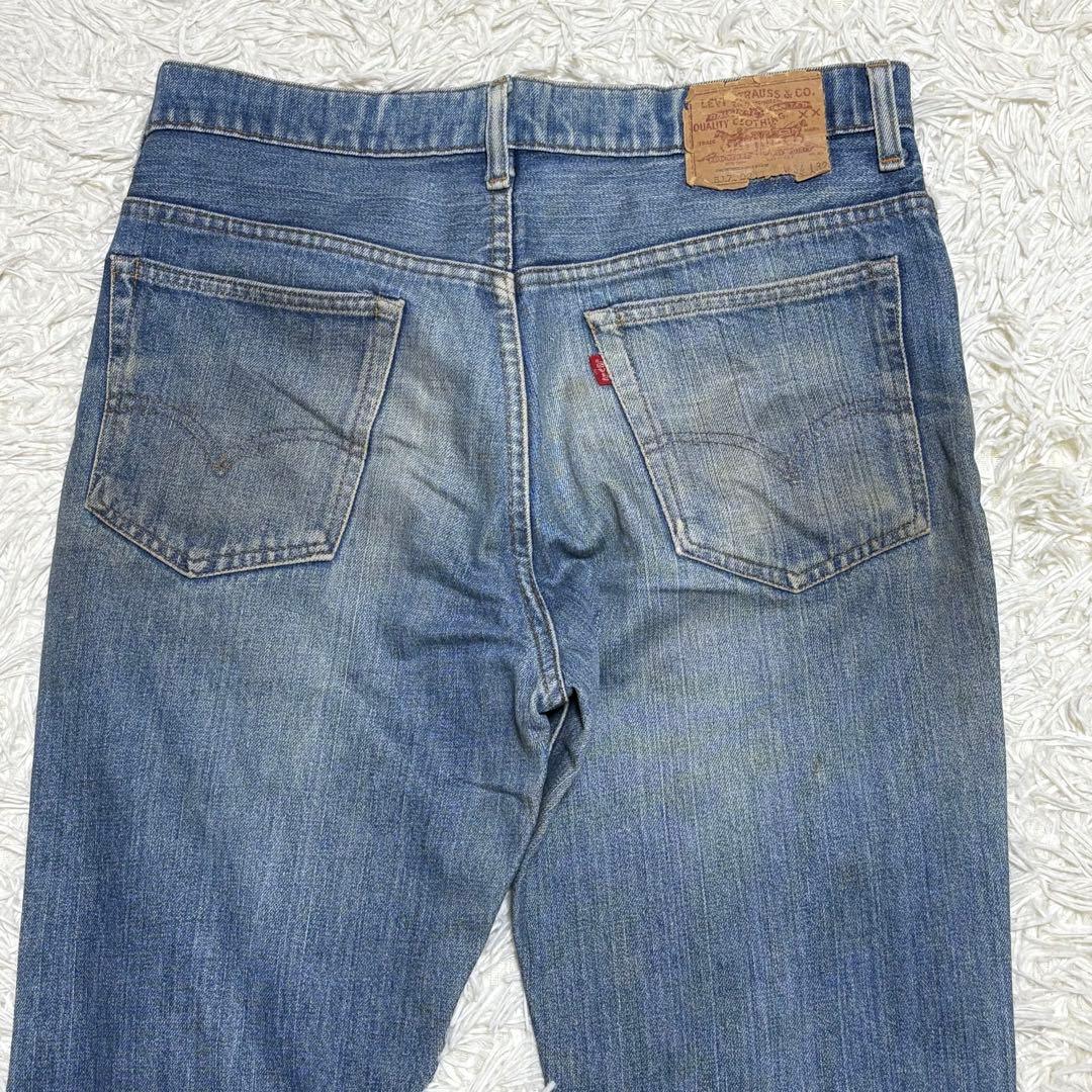 70s Levi's 517 66前期 W34 L32 ボタン裏2 ヴィンテージ