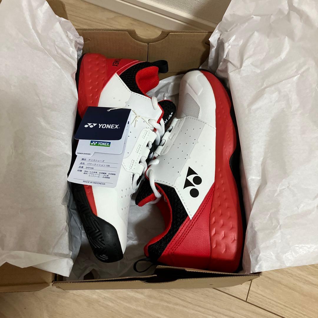 新品未使用　YONEX テニスシューズ パワークッション 106 25.0 2足