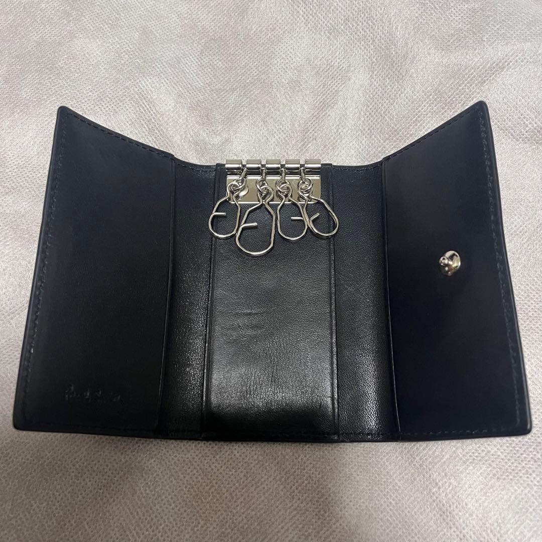 新品 ポールスミス　キーケース PaulSmith 黒　ラビット　ブラック