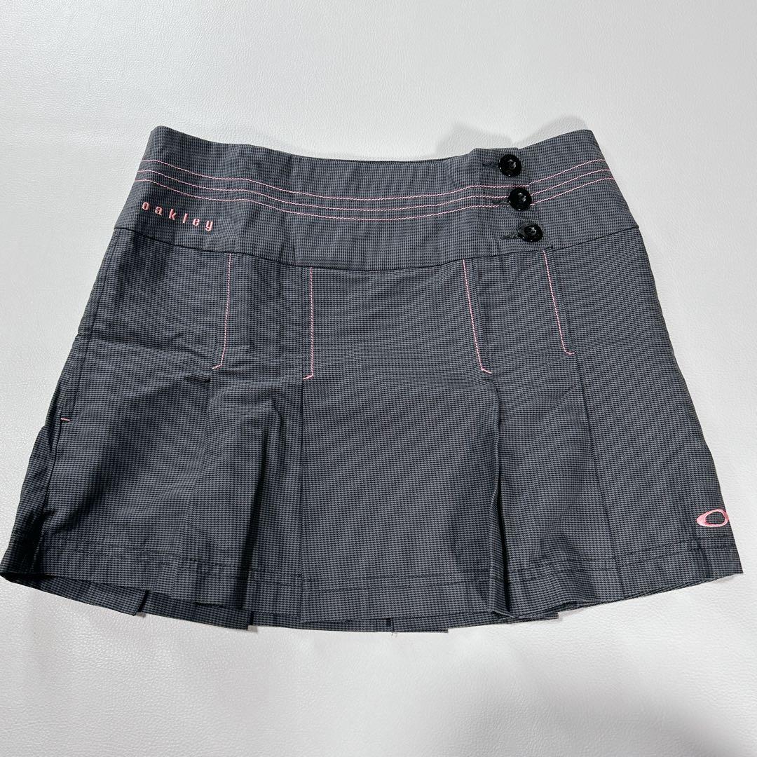 美品 Oakley レディース ゴルフウェア ポロシャツ&スカート2点セット S