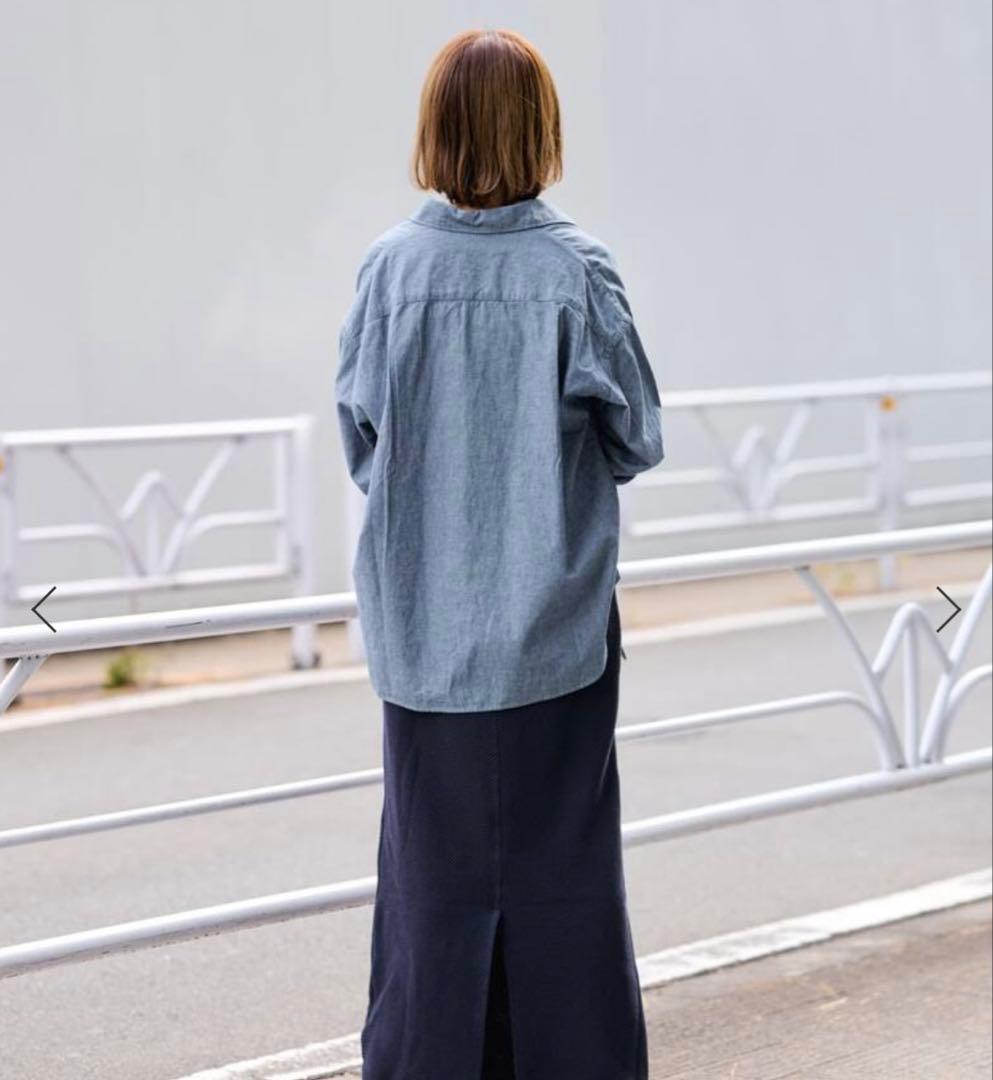 FRAMWORK ライトブルー ダンガリーシャツ
