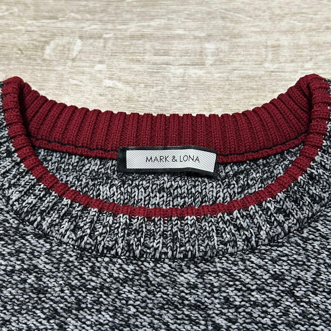 極美品　MARK&LONA 防風仕様　ニット　セーター　GOLF OR DIE