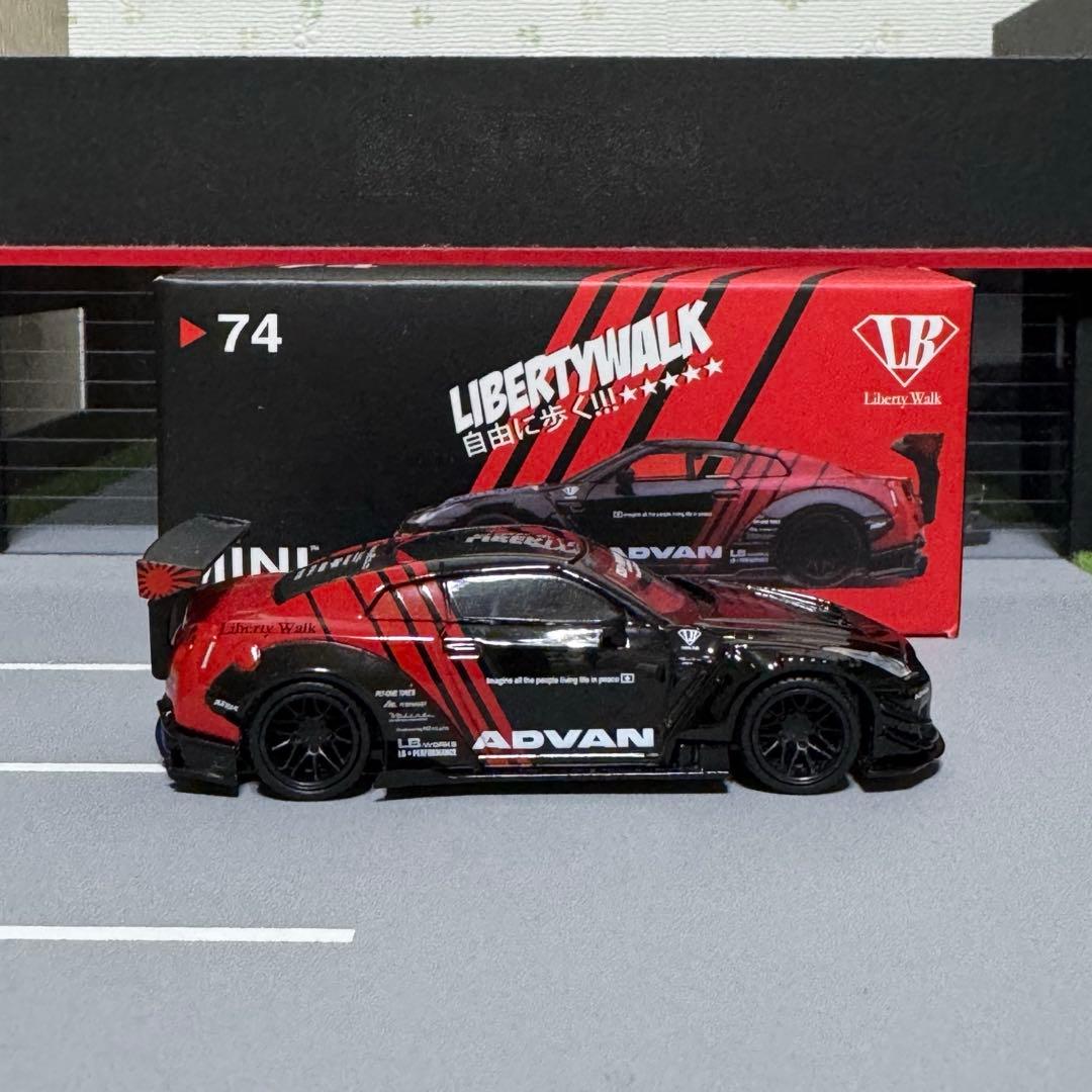 ミニカー minigt lbwk gtr35 Advan