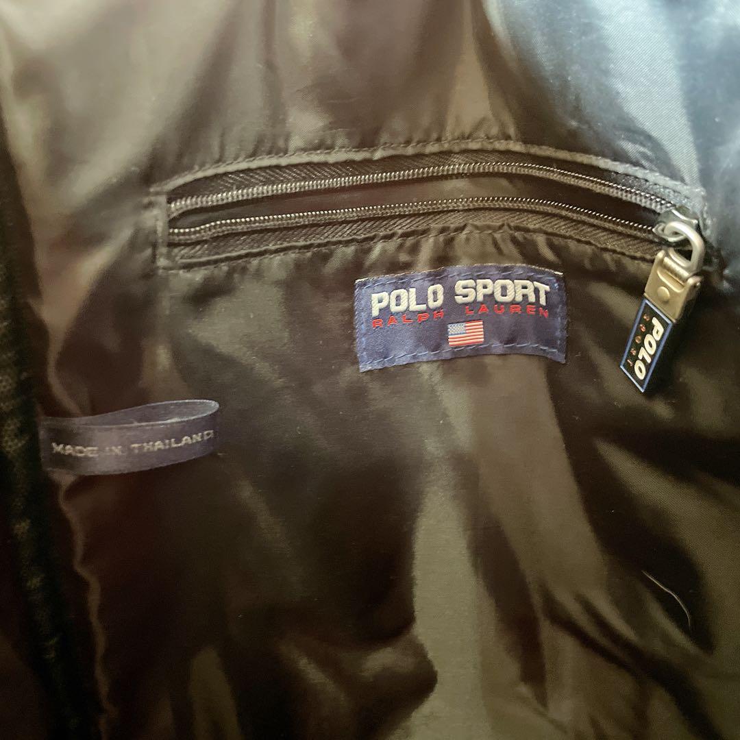 POLO SPORT ポロスポーツ ナイロン トートバッグ 刺繍 90s