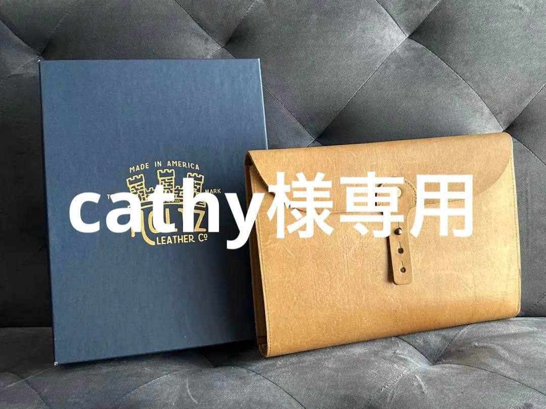 HOLTZ LEATHER A4 本革ドキュメントケース 付属ノート未使用