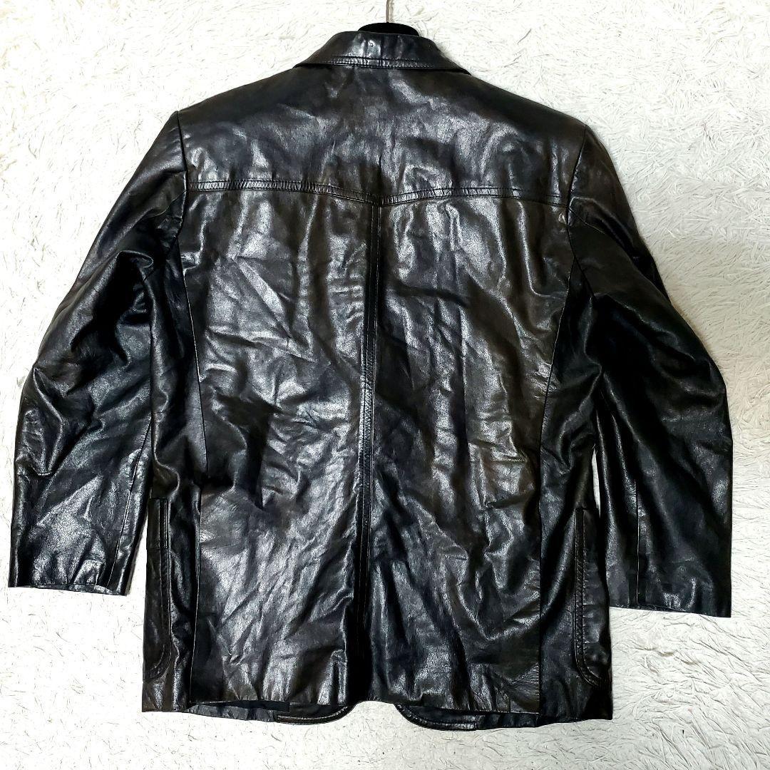 BERNHARD ALTMANN 牛革 レザー テーラードジャケット XL