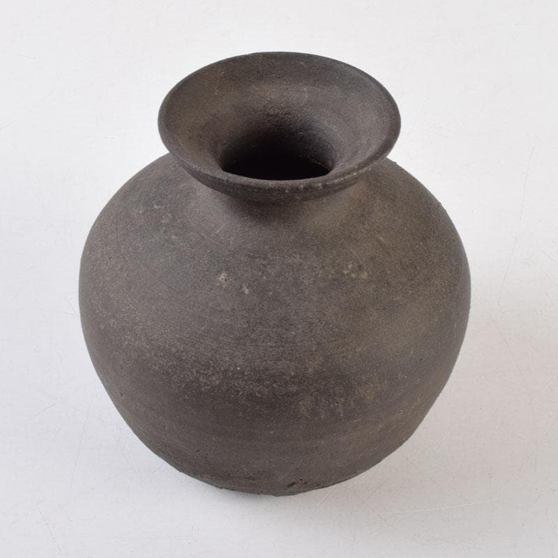 木苺ポンポン　朝鮮美術　須恵器　新羅土器　新羅無細土　壷　V　8930