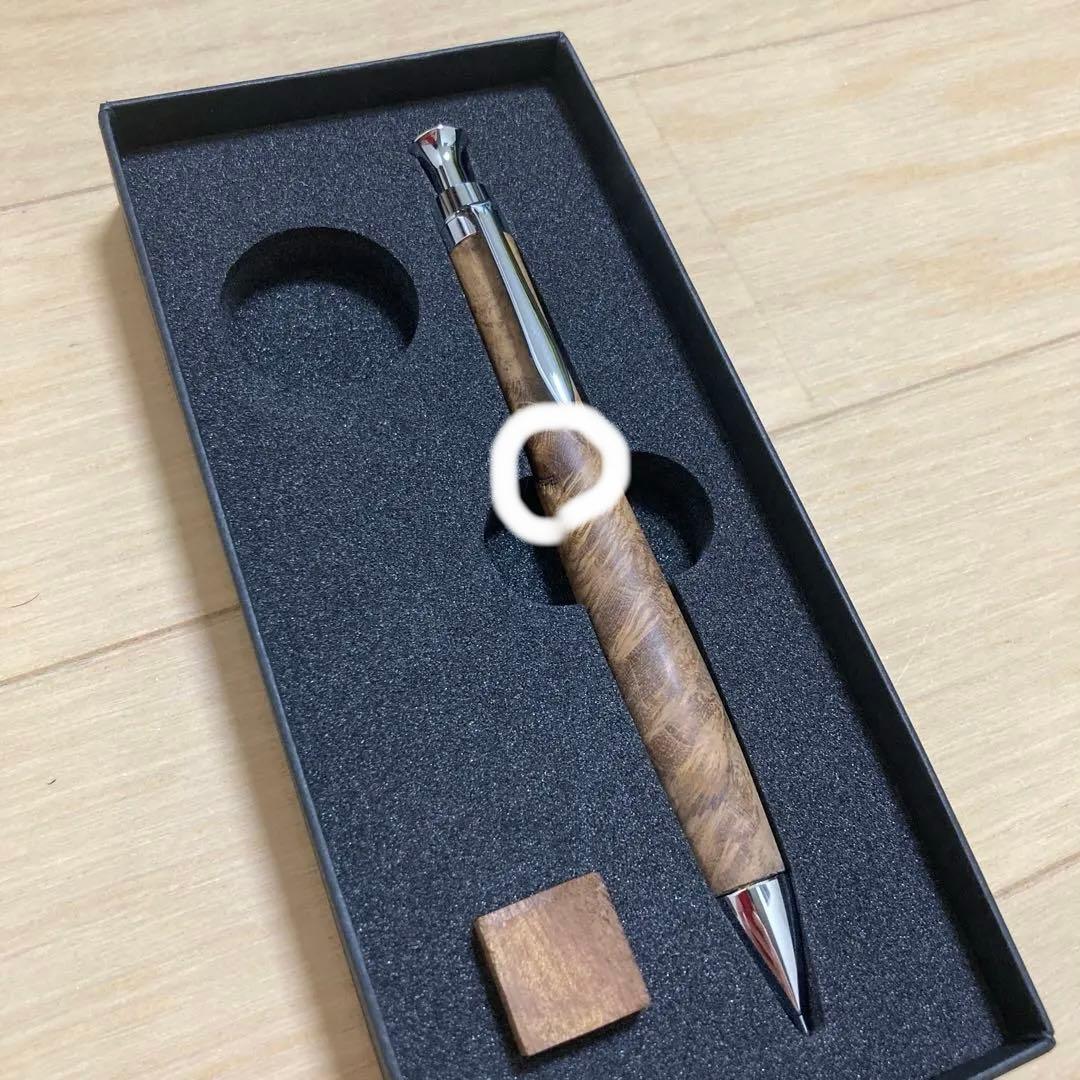 こぶた工房 訳あり　 特上チーク瘤杢シャープペンシル
