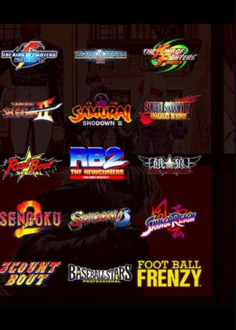 MVSX  ARCADE ネオジオ名作タイトル50作収録