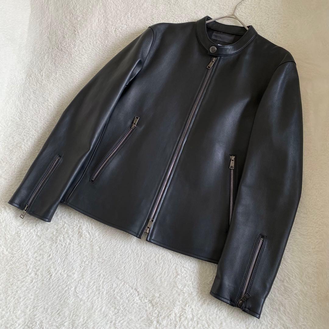 【極美品】BLACK LABEL CRESTBRIDGE シープレザーライダース