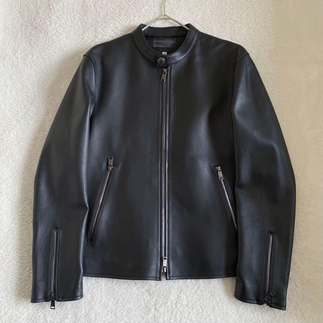 【極美品】BLACK LABEL CRESTBRIDGE シープレザーライダース