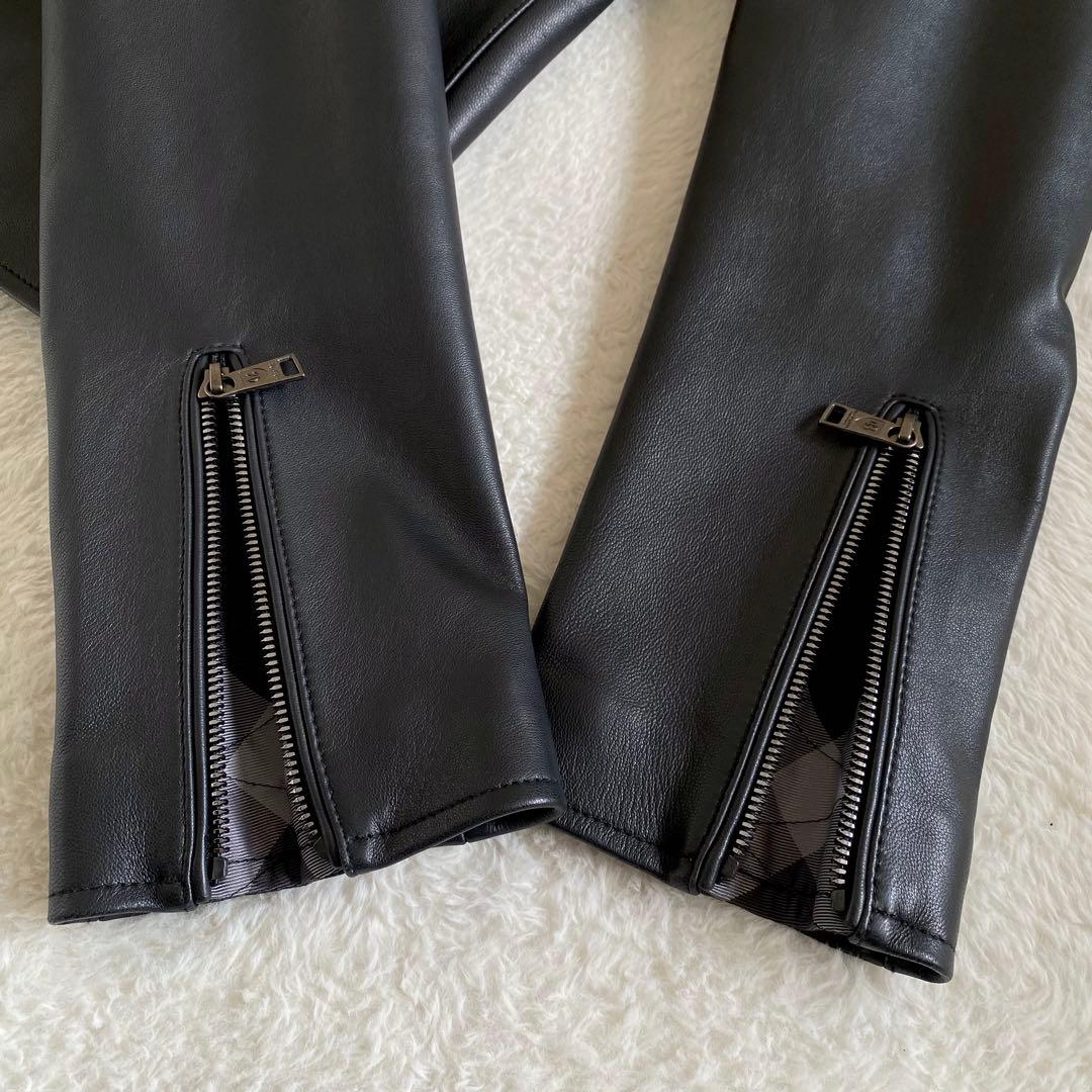 【極美品】BLACK LABEL CRESTBRIDGE シープレザーライダース