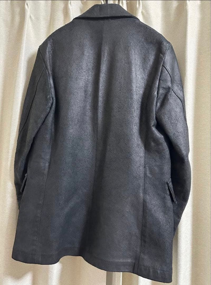 CP COMPANY ブラックレザージャケット