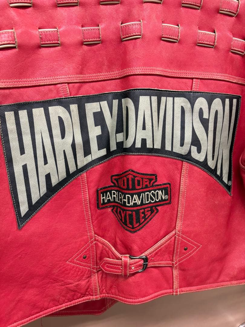 Harley-Davidson レザージャケット レッド