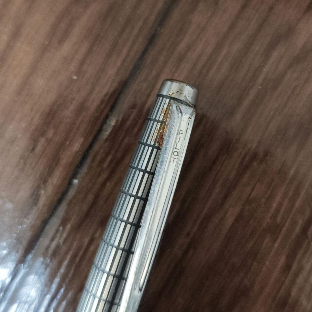 PE858□パイロット PILOT エリート 格子 万年筆 蝕刻 H678