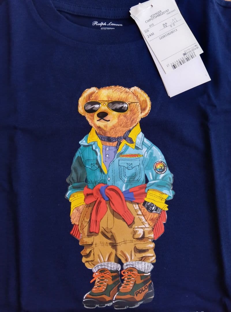 Ralph Lauren チェック柄シャツとポロベアTシャツセット
