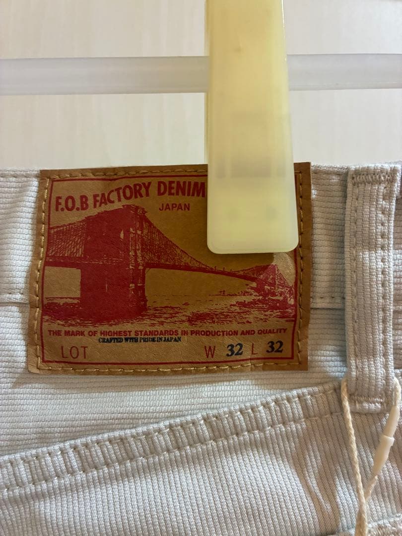 FOB FACTORY エフオービーファクトリー F1134 ピケパンツ