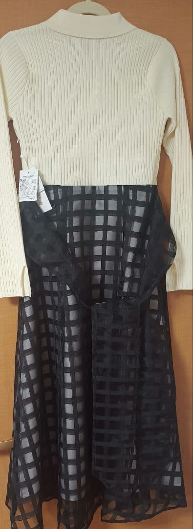 【新品】プロポーションボディドレッシング　ポロカラーニットワンピース