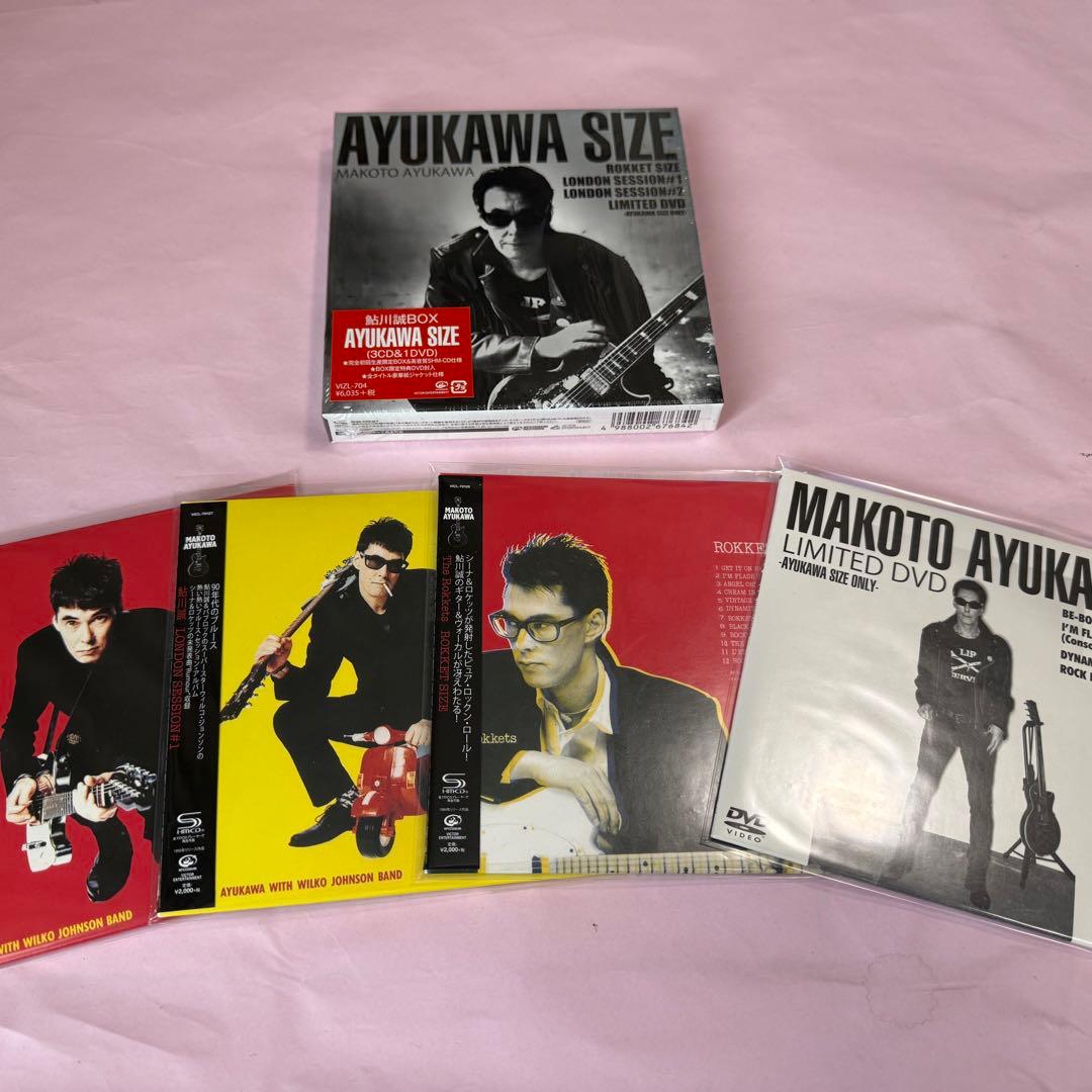 【貴重盤】AYUKAWA SIZE 3CD+1DVD 限定版　鮎川誠