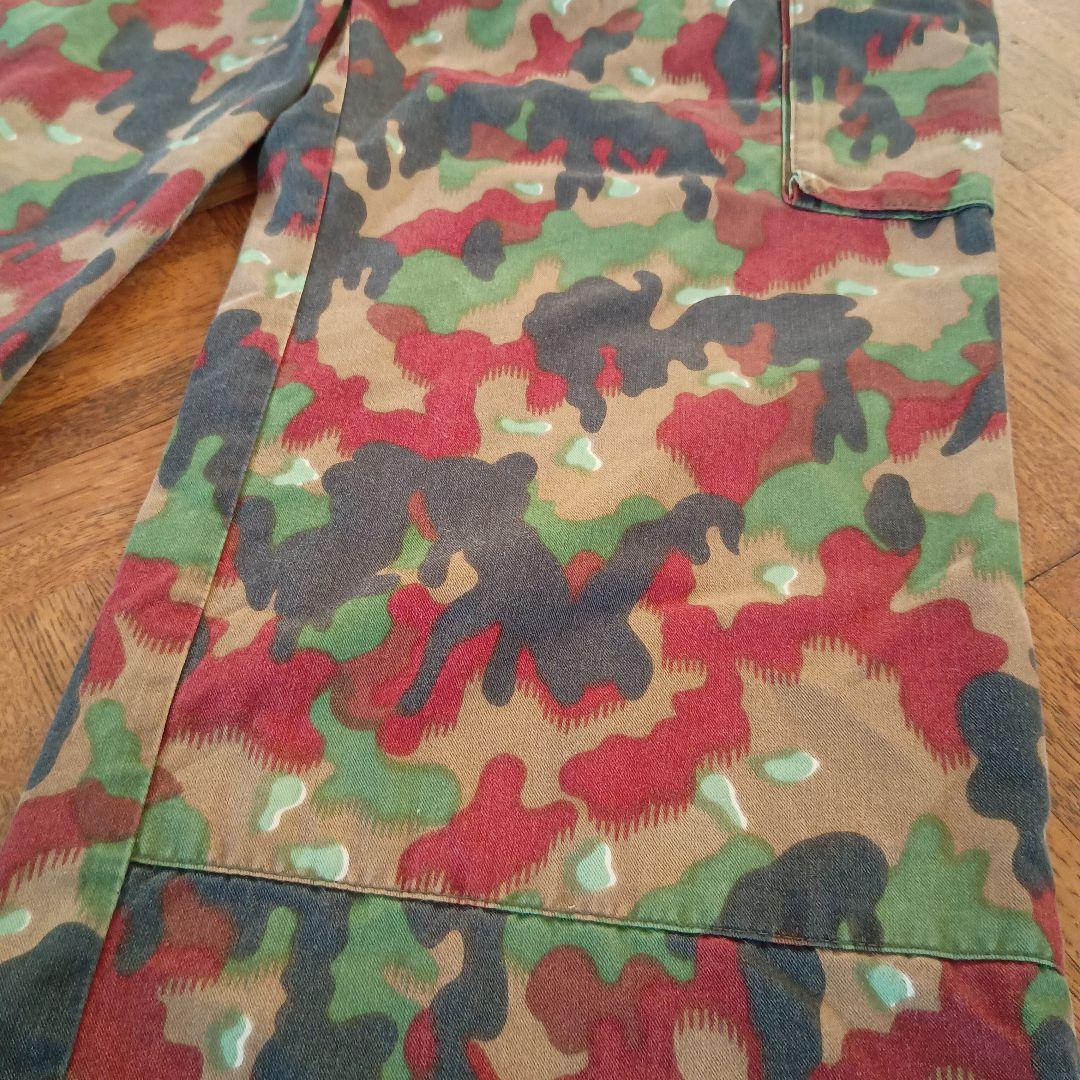 80s Swiss Army スイス軍 アルペンカモ カーゴ フィールドパンツ