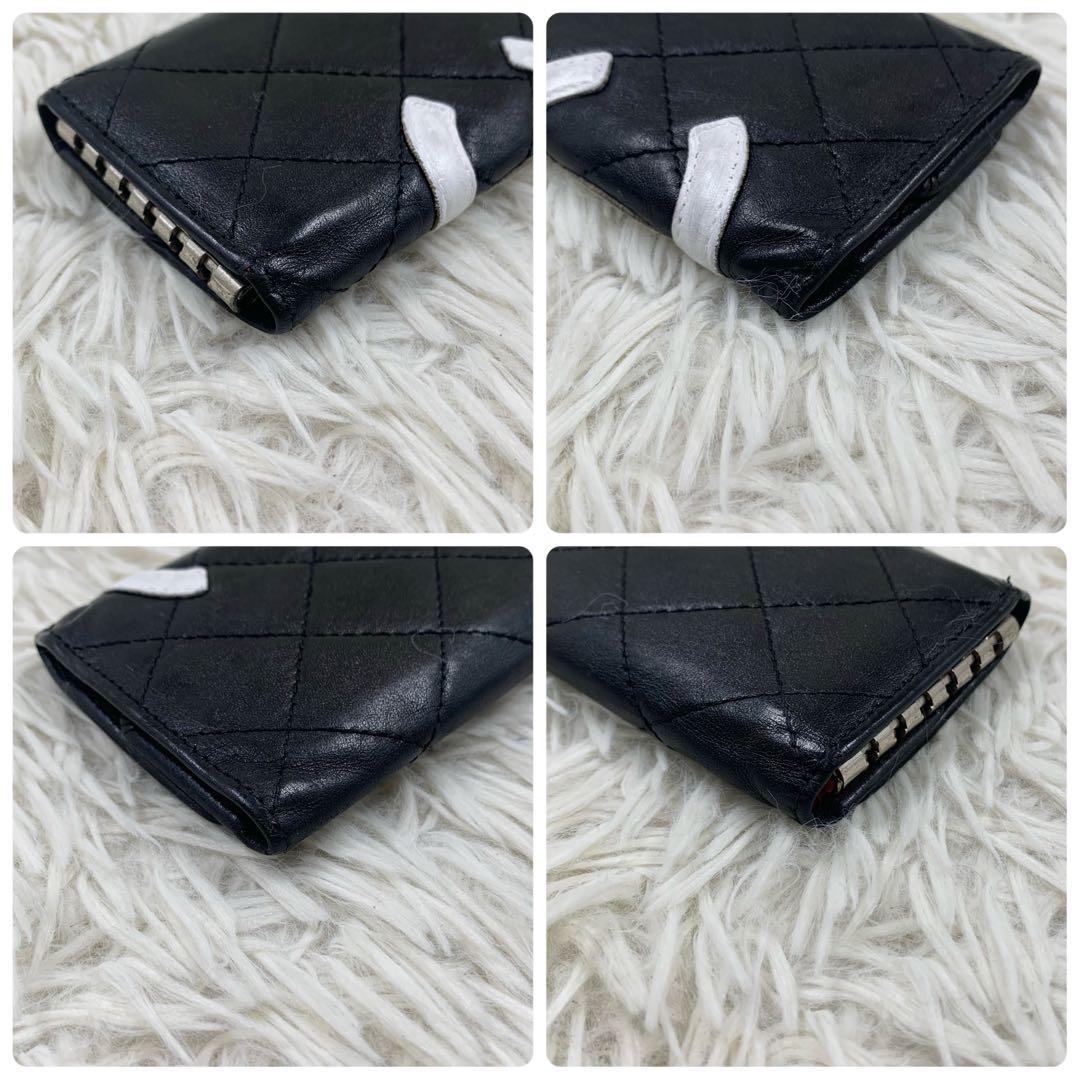 【✨美品✨】シャネル 6連キーケース カンボンライン ラムスキン ブラック