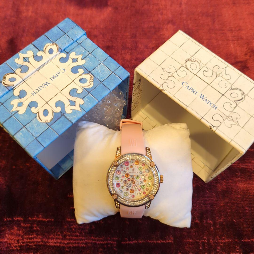 Capri Watch カラフルストーン 腕時計