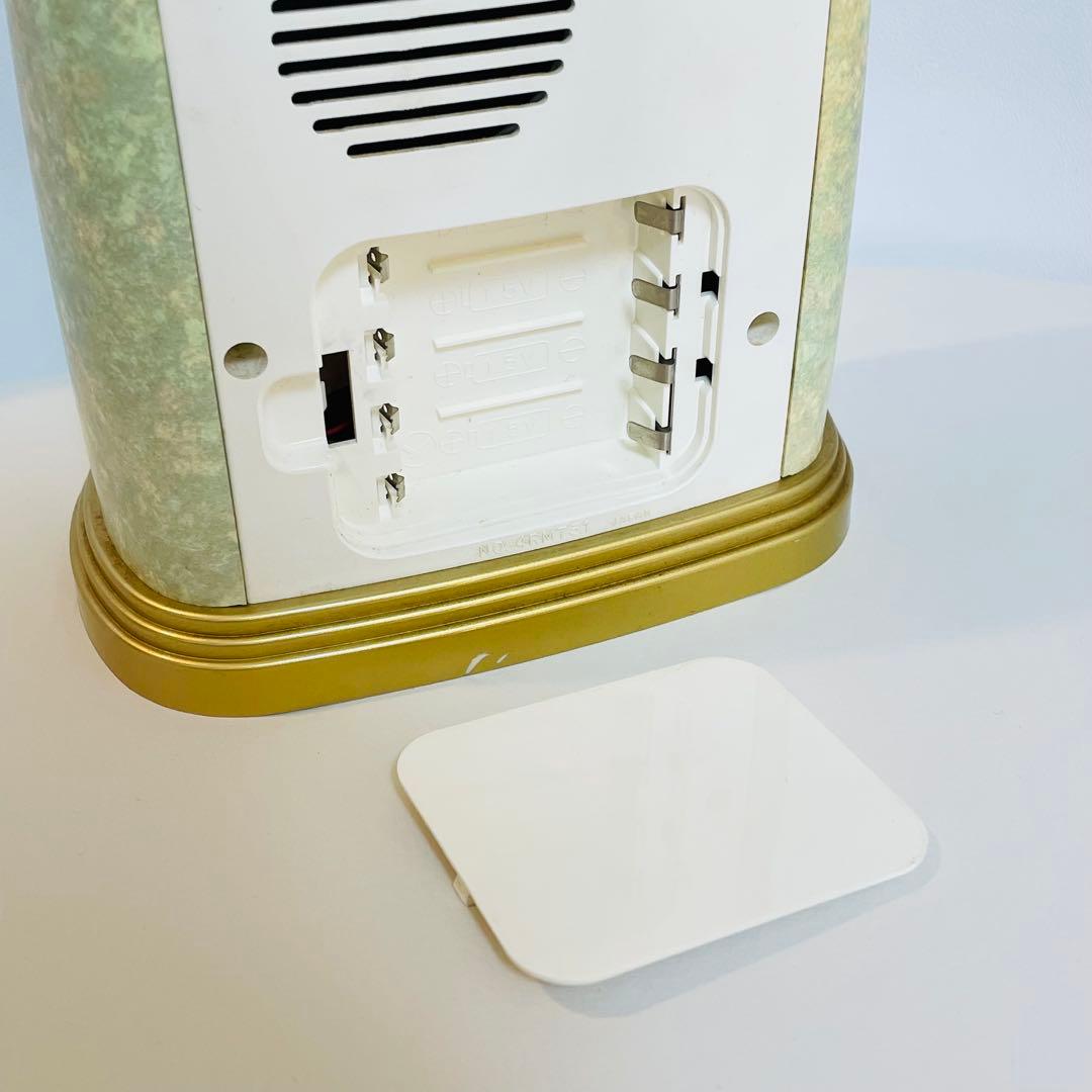 完動品 美品 目覚まし時計 Small World からくり時計 置時計