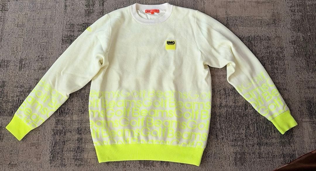 【Beams Golf】 裏付き グラデーション ニット