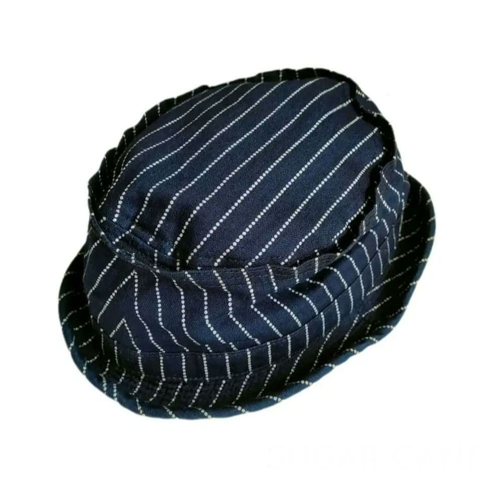 【SALE】SUGAR CANE ストライプ ウォバッシュ ポークハット 状態◎