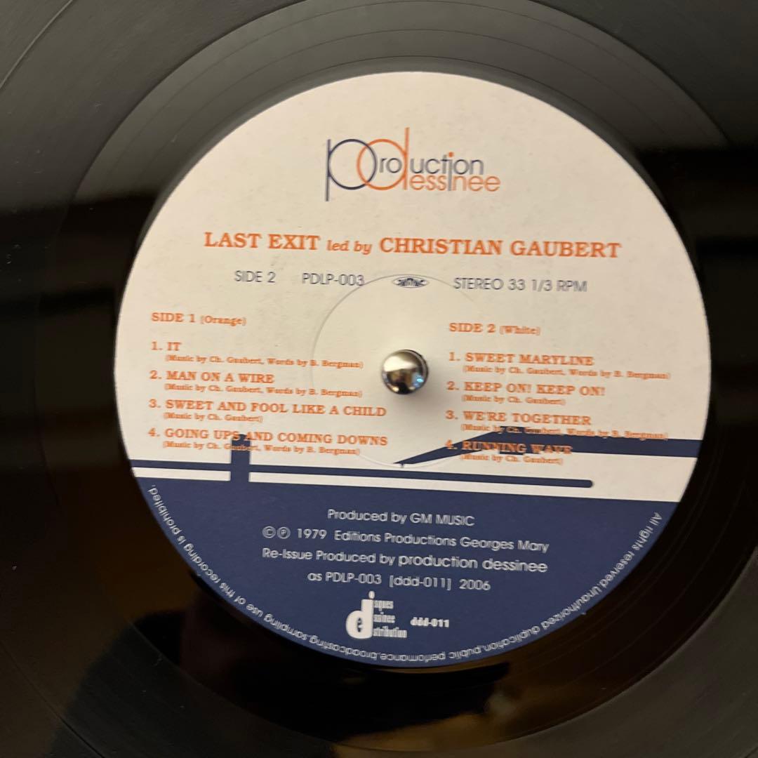 洋楽 CHRISTIAN GAUBERT - LAST EXIT PDLP-003