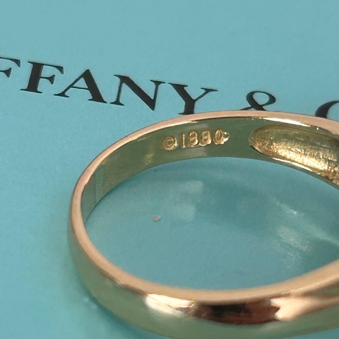 Tiffany & Co.☆彡ティファニー K18 希少なリボンリング　13号
