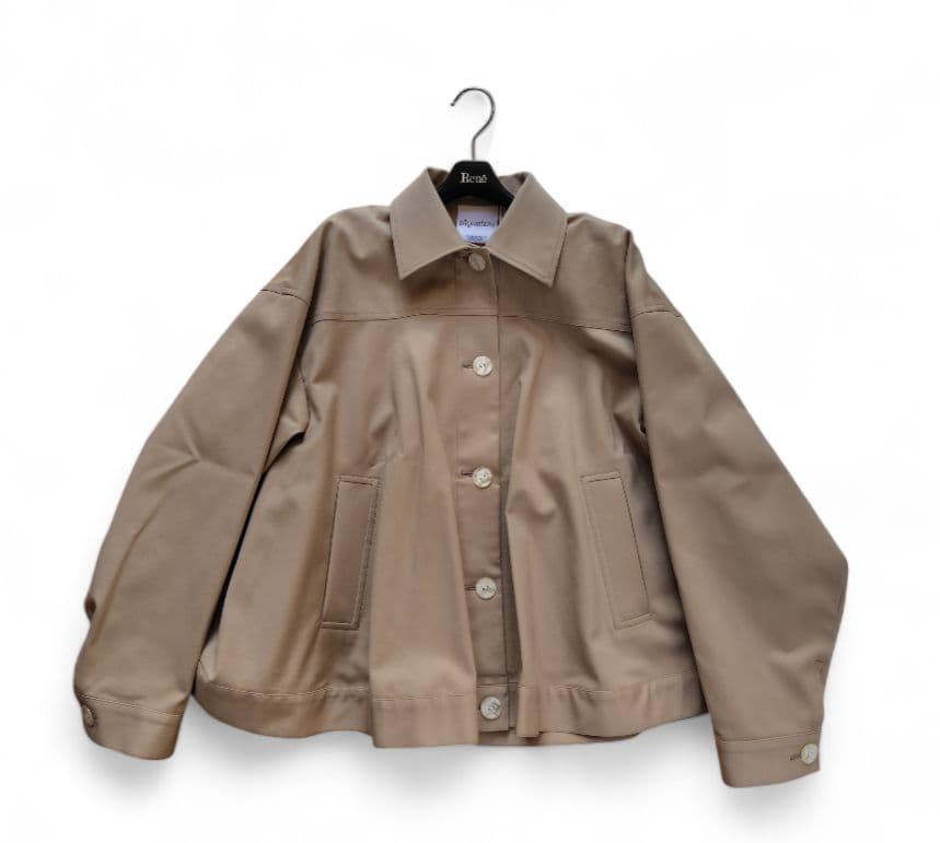 【Miaow様】25SS flare jacket サンドベージュ　M