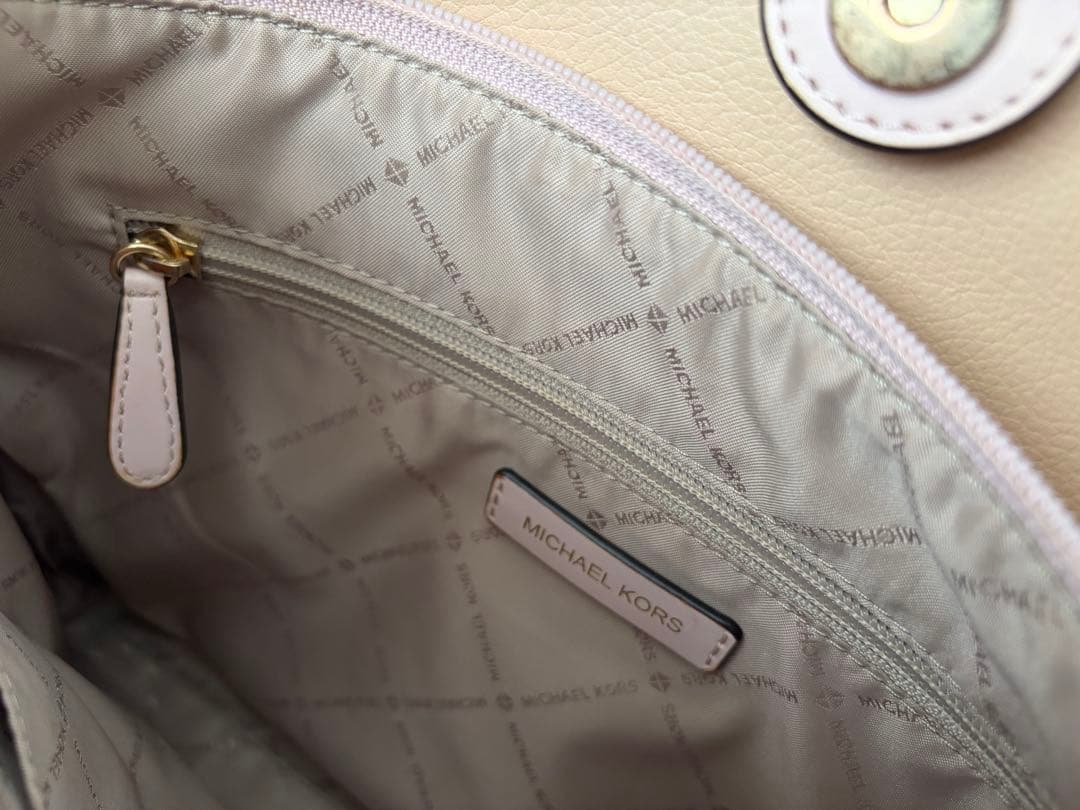 【美品】マイケルコース トートバッグ ピンク A4収納可 1回使用