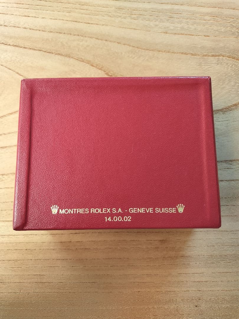 【ＲＯＬＥＸ】　希少　美品　純正 赤箱14.00.02　 空箱＆外箱＆付属品