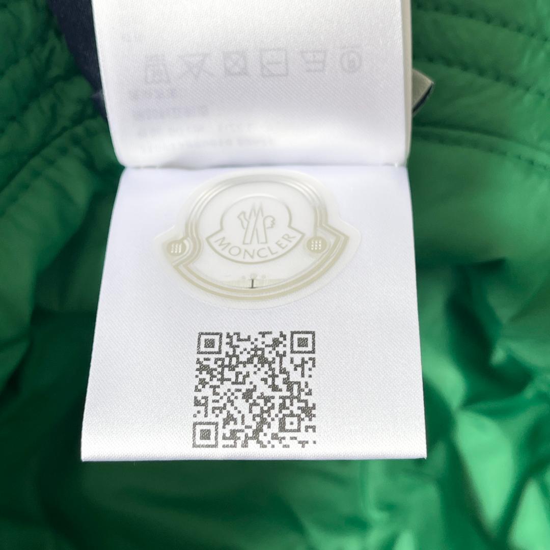 【新品】MONCLER ブラック バケットハット サイズL ホワイトロゴ