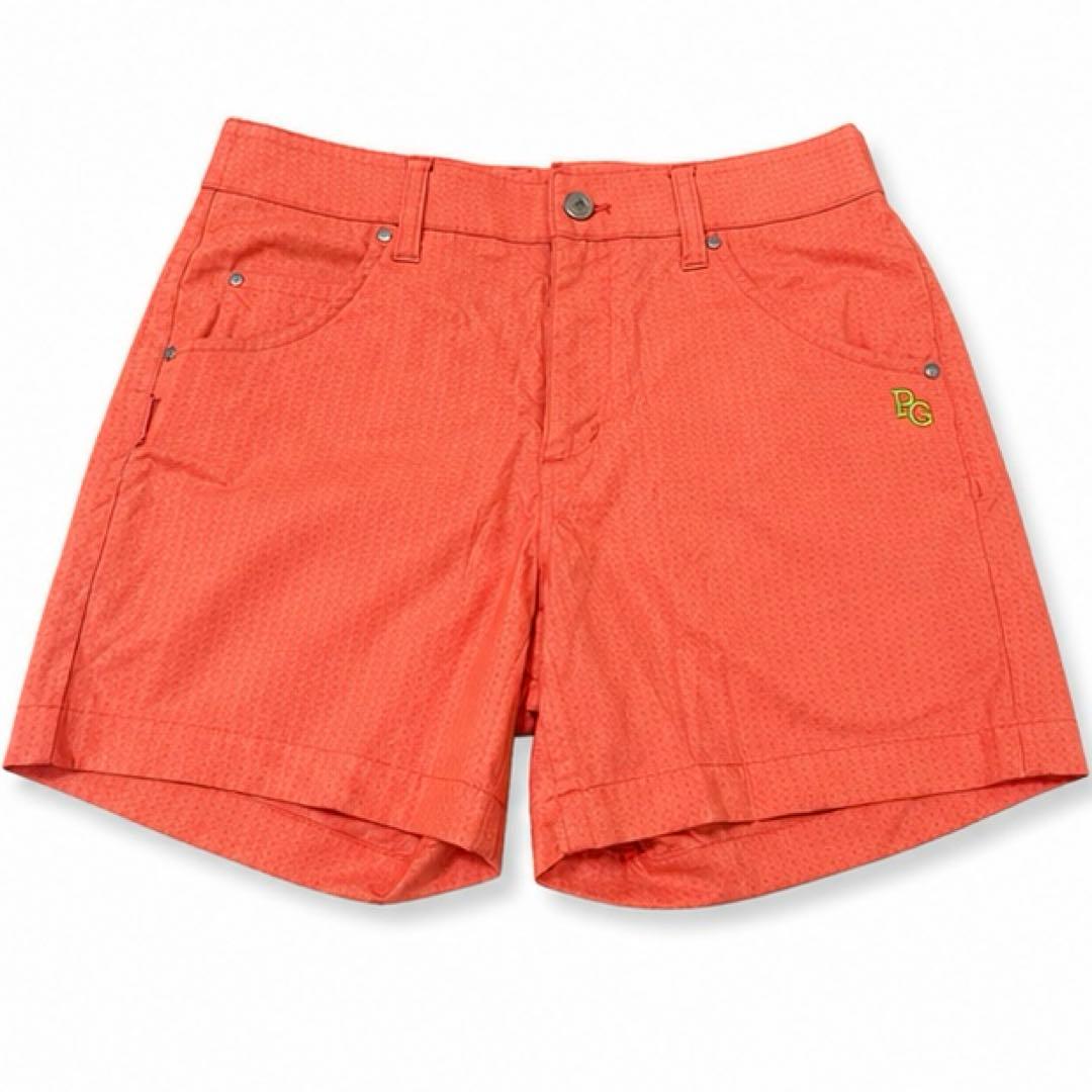 PG パーリーゲイツ ショートパンツ　オレンジ　ゴルフウェア　レディース　0