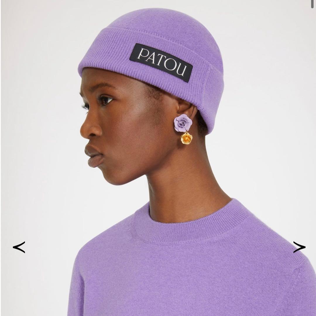Patou ロゴパッチ ビーニー定価￥28,600