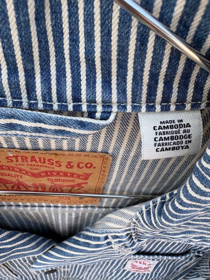 T*り様 Levi'sトラッカージャケット ヒッコリー デニムジャケット