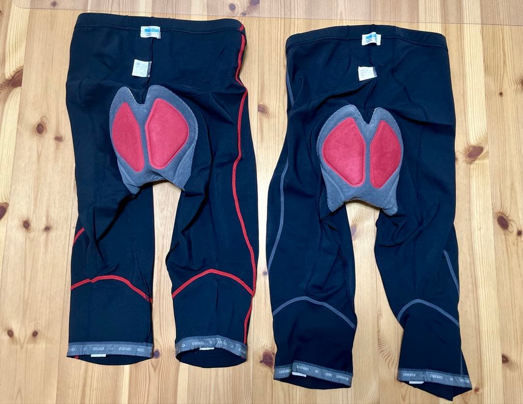 【これからの季節に最適！】パールイズミ 7分丈パンツ XL 赤・灰2枚 美品！