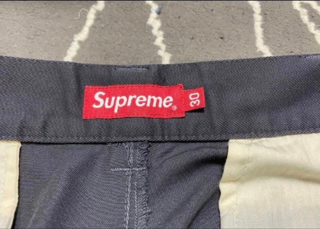 キムタク着私物同型同色23SS Supremeシュプリームチノパンワークパンツ