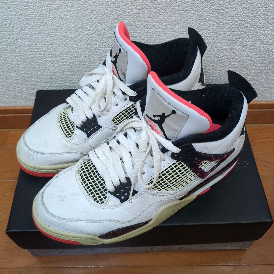 Air Jordan 4 ホワイト/ブラック/レッド