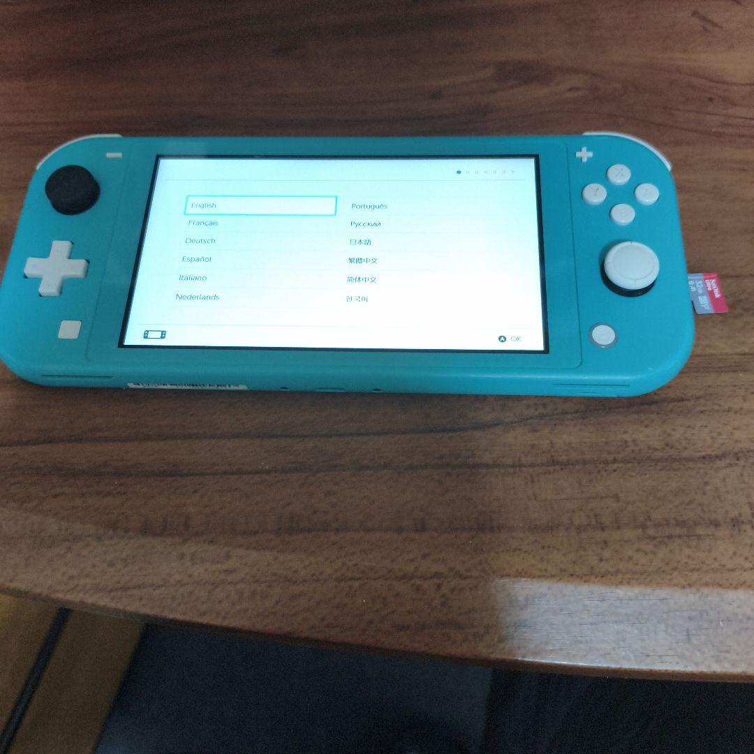 Nintendo Switch Lite ターコイズ 本体+32gbのSDカード