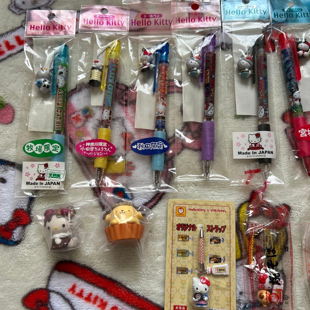 【未使用】ご当地キティボールペンシャーペンまとめ売り