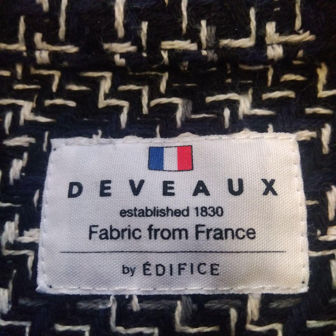 【EDIFICE】DEVEAUX バスケット チェック トラッカー ジャケット